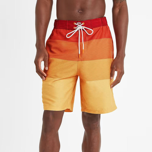 Shorts de sport pour hommes, imprimés sur le devant, taille haute, avec cordon de serrage, respirants, pour l'entraînement, la course et la gym - Product Image 3