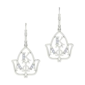 Pendientes de Cristal con Hojas Plateadas para Mujer, Joyería Elegante y a la Moda, Pendientes Colgantes, Accesorio con Estilo, Regalo, Uso Diario, Plata de Ley Premium - Product Image 1