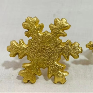 ชุดแหวนรองผ้าเช็ดปากโลหะพรีเมียม ลายเกล็ดหิมะและดาว สำหรับตกแต่งโต๊ะอาหาร งานแต่งงาน โรงแรม ร้านอาหาร ของขวัญ ของตกแต่งงานเลี้ยงสุดหรู - Product Image 5