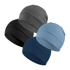 Unisex Solid Color Beanie Hat Spandex Polyester Casual Style Adult 56-58CM Flat Knitted <b>Winter</b> <b>Cap</b> - Product Image 3