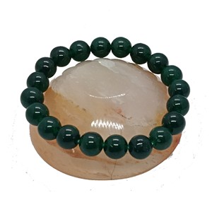 High quality Green <b>jade</b> Crystal Gemstone Bead Bracelet Fashion Charm Jewelry for Men Women for Energy Meditation Gift - Product Image 4