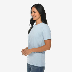Camiseta Gráfica de Cuello Alto de Fibra de Bambú Ecológica de Corte Regular para Mujer - Camiseta de Verano Holgada de Alta Calidad - Product Image 2