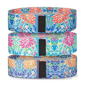 Bandes de Résistance Réglables pour Fessiers – Ensemble d'Exercices de Gymnastique avec Logo Personnalisé – Tissu Haute Élasticité pour Yoga, Fitness et Étirements - Product Image 3