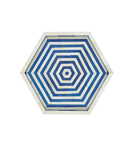 Plateau élégant en os incrusté, fait main, de luxe, décoratif pour fêtes et plateau de service pour verres à vin, prix imbattable - Product Image 1