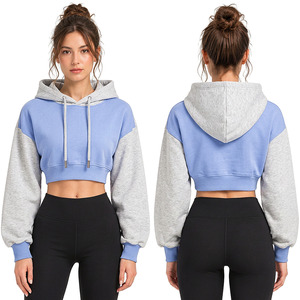 Fabricante de Sudaderas Cortas para Mujer, Proveedor de Ropa al por Mayor, Ropa de Marca Privada - Product Image 1