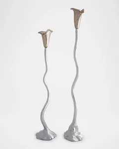 Porte-bougie décoratif en fer de qualité supérieure, collection élégante et luxueuse intemporelle, porte-bougie en or fait main, design moderne pour l'intérieur - Product Image 2