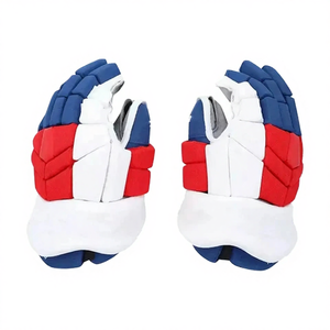 High Performance Ice Hockey Gloves With 4Way Stretch Fabric And Reinforced <b>Grip</b> For Maximum <b>Control</b> - Product Image 3