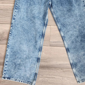 Pantalones vaqueros casuales OEM personalizados, lavados, de corte recto, holgados, para mujer, estilo urbano, pantalones cargo, vaqueros boyfriend para mujer - Product Image 2