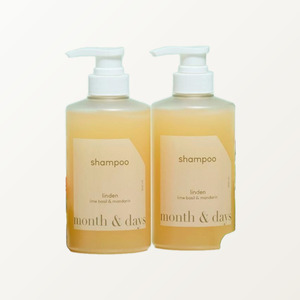 Shampoing coréen K-Beauty Months And Days 2SET, soin parfumé Linden Lime, fabriqué en Corée, pour les cheveux. - Product Image 2