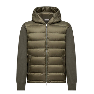 Veste matelassée pour homme en gros, personnalisable, avec capuche, pliable, avec poches, haute qualité, pour l'hiver - Product Image 1