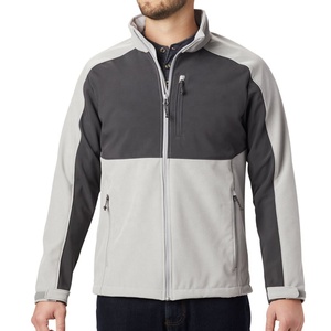 Veste softshell décontractée pour homme avec coupe classique, veste softshell pour homme avec bandes réfléchissantes de sécurité - Product Image 1