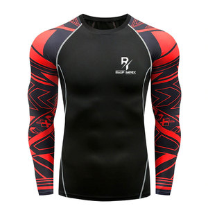 Men Rash Guard Compression Quick Dry UV Protection <b>Surf</b> Swim Dive Fitness Gear Men Rash Guard - Product Image 1