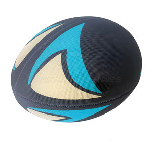 Ballon de rugby à forte adhérence pour les entraînements en extérieur et les écoles, ballon de rugby d'entraînement d'élite fabriqué au Pakistan - Product Image 6