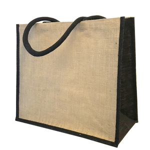 Eco Friendly <b>Jute</b> Bag Reusable Shopping Tote Bag Natural Burlap <b>Sack</b> Custom Logo Printed Six Season Agro Long Time Lasting - Product Image 3