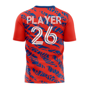 Camisetas de Fútbol Personalizadas para Hombre, Temporada Primavera, Otoño, Verano, Tallas Grandes, 100% Poliéster, Transpirables, Antihumedad, Antibacterianas - Product Image 3