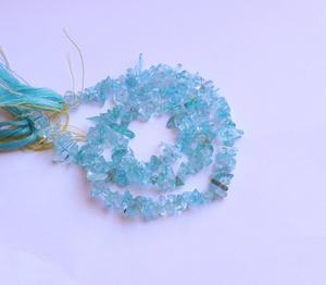 ลูกปัดโทแพซย้อมสีธรรมชาติแบบไม่เจียระไน รูปทรงก้อนหยาบ ลูกปัดพลอยโทแพซแบบเรียบ ขนาด 17 นิ้ว สำหรับทำเครื่องประดับ - Product Image 2