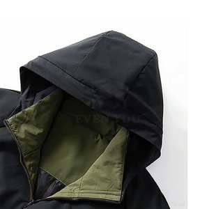 Veste de ski pour homme imperméable personnalisée 10 000 mm respirante avec capuche coupe-vent isolée pour le ski en plein air - Product Image 3