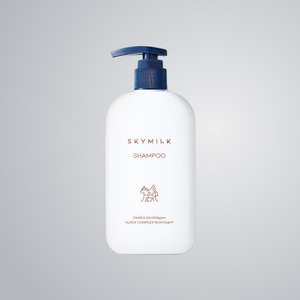 Bouteille de shampoing Sky Milk Korean K-Beauty - KIDIKIDI Fabriqué en Corée 300 mL Liquide KERATINE - Product Image 5