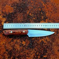Pisau Dapur Chef Baja Damaskus Buatan Tangan dengan Sarung Kulit Gagang Kayu Full Tang 60 2 HRC Ambidextrous OEM/ODM