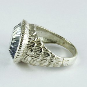 Bagues en argent sterling 925 avec topaze mystique arc-en-ciel de forme ovale, style bohème, serties clos, certifiées, bijoux indiens, vente en gros, collection été - Product Image 3