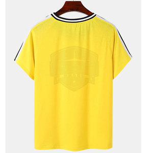 บริการรับผลิตเสื้อยืดผู้ชายแบบ OEM - ดีไซน์ใหม่ เป็นมิตรต่อสิ่งแวดล้อม ระบายอากาศได้ดี ผลิตจากโพลีเอสเตอร์/คอตตอน สไตล์ลำลอง ปรับแต่งขนาดและสีได้ตามต้องการ คุณภาพสูง - Product Image 2