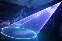 Lumière laser de mariage 10W et machine à neige 1500W, lumière laser de scène disco DJ pour mariage, discothèque, fête, spectacle