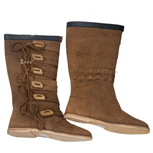 Botas de Cuero Genuino Hechas a Mano para Hombre, Calzado para Disfraces Históricos, Renacimiento, Cosplay Medieval - Product Image 2