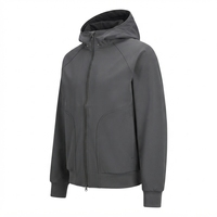 Blouson Bomber Raglan Tissé Imperméable et Coupe-Vent Respirant pour Homme avec Logo Personnalisé, 300g, Vente en Gros OEM