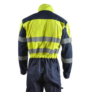 Overol de Trabajo Unisex de Algodón, Antipolvo, con Tiras Reflectantes de Seguridad, Mono para Mecánicos, Resistente y Transpirable - Product Image 6