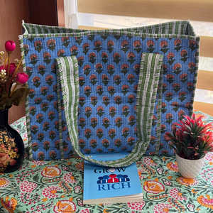 Eco-Friendly Cotton Printed Quilted Tote <b>Bag</b> <b>Women's</b> Daily Use Reusable Shopping <b>Bag</b> Custom Wholesale Printed <b>Bag</b> for <b>beach</b> day - Product Image 1