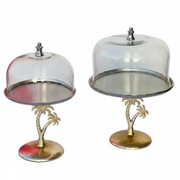Ensemble de 10 supports à gâteaux en métal doré, élégants, en dentelle, pour table de dessert de mariage, présentoirs de luxe pour cupcakes et plateaux de service