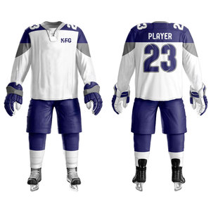 Nuevo Uniforme Clásico de Hockey sobre Hielo para Hombres y Jugadores Adultos, Hecho con Telas Transpirables de Alta Calidad para Mayor Comodidad - Product Image 1