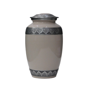 Urnes funéraires en aluminium pour adultes avec gravure, finition en étain et marbre, fournitures funéraires en métal pour cendres humaines - Product Image 3