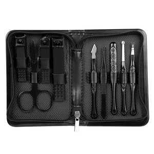 Kit de Manicura y Pedicura Profesional 10 en 1 con Herramientas de Acero Inoxidable para el Cuidado Completo de las Uñas de Manos y Pies en Casa y de Viaje - Product Image 4