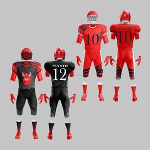 Uniforme de Rugby Unisex para Adultos, Uniforme Personalizado de Malla de Poliéster Liso, Ropa de Fútbol Americano, Conjuntos Transpirables - Product Image 1