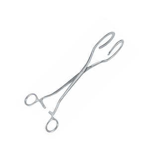 Pinzas Uterinas de Acero Inoxidable Duraderas (25cm) para Cirugía Obstétrica, Equipo Médico de Primera Calidad en Oferta - Product Image 2