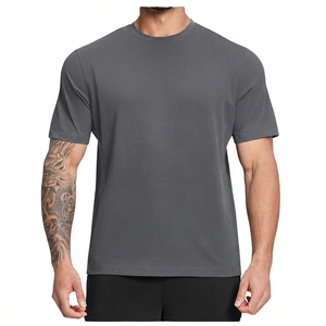 Camiseta Básica Premium para Hombre, Cuello Redondo, Manga Corta, Algodón, Casual, a la Moda, Proveedor, Personalizada, Lisa, al por Mayor - Product Image 1