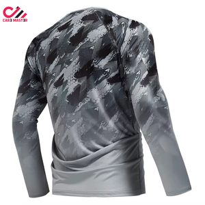 Camiseta de Pesca Sublimada Personalizada para Hombre, Poliéster y Algodón, Ropa de Pesca Hecha a Medida, Camisetas de Pesca de Alta Calidad al por Mayor - Product Image 2