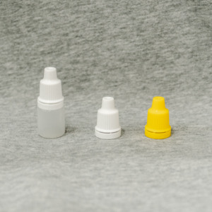 White PP Plastic Cylinder <b>Bottle</b> With Screw Cap <b>Dropper</b> For Cosmetic Use 3-20ml Lightweight Durable Packaging - Product Image 1