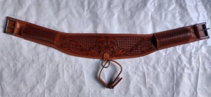 Sangle de Selle Western en Cuir pour Cheval avec Taille et Couleur Personnalisables, OEM/ODM Disponibles, Meilleure Qualité à Prix de Gros - Product Image 4