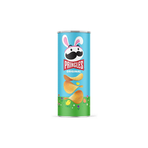Chips Pringles con Sabor a Queso Cheddar, 165g, 12 Latas por Bandeja Sellada para Exhibiciones Minoristas Eficientes, Logística Mayorista - Product Image 1