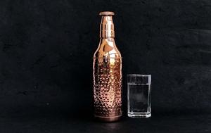 Hammer Finish Copper Water Bottle Handmade Ayurvedic Bottle with Custom Branding OEM ODM Manufacturer - Product Image 4