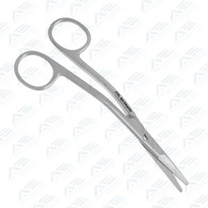 Ciseaux à cuticules pour manucure à pointe incurvée Medic Instrument coupe-ongles professionnel en acier inoxydable avec mécanisme à ressort - Product Image 4