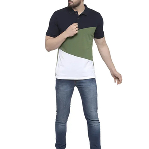 Polos de punto bordados personalizados de alta calidad para hombre, precio al por mayor, polos antiarrugas hechos a medida para adultos. - Product Image 3