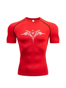 New <b>Compression</b> T <b>Shirt</b> <b>for</b> <b>Men</b> Short Sleeve Sport Fitness Running Cycling Gym Elastic Quick Dry Dynamic Fit Rash Guard Gear - Product Image 6