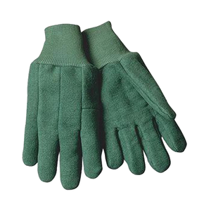 Los Mejores Guantes de Trabajo de Lona de Algodón Verdes para Hombre / Guantes de Trabajo Resistentes de 24 Oz para Fábrica, Guantes de Seguridad Cálidos de Lona al por Mayor - Product Image 2