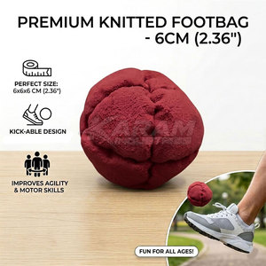 Hacky Sacks Clásicos y Duraderos de Play Time, Calidad Premium, Ligeros, Impresión Personalizada, para Práctica de Adultos y Niños - Product Image 5