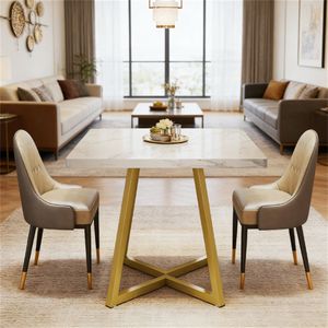 Classic Design <b>Square</b> Wooden Dining <b>Table</b> for <b>Kitchen</b> & Living Room Elegant <b>Kitchen</b> Dining <b>Table</b> - Product Image 3