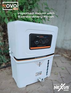 NOVO DIGI WHITE Système de purification d'eau RO UV UF Cuivre Zinc Technologie Alcaline TDS Purificateur d'eau 100% en plastique de qualité alimentaire - Product Image 2