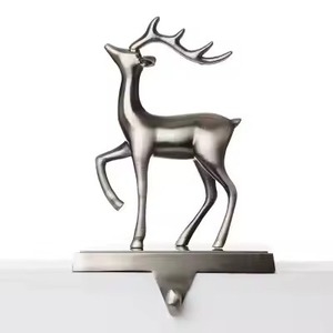 Elegant Metal <b>Stocking</b> Hook Ornament for Holiday Event Styling - Product Image 4